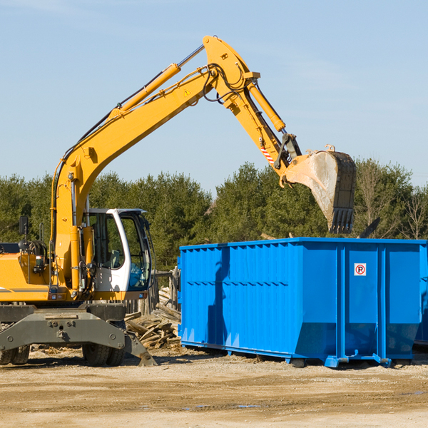 what happens if the residential dumpster is damaged or stolen during rental in Thornfield Missouri